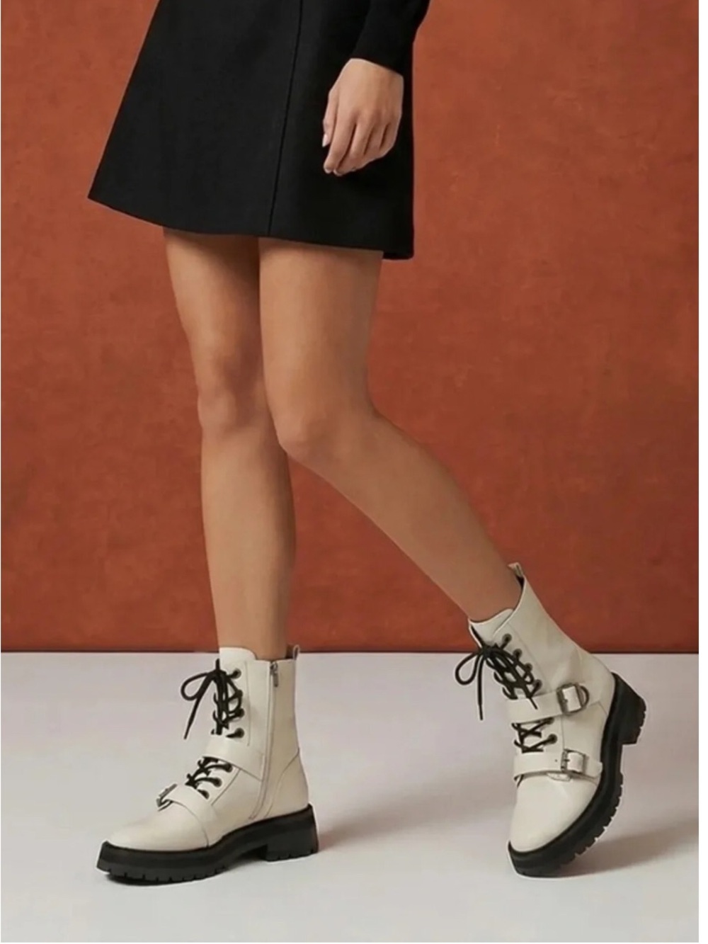 Dolce Vita Ronson Combat Lace-up Lug sole NIB 7